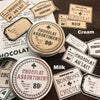LampxPaperi Chocolate Assortment Label Stickers in Tin