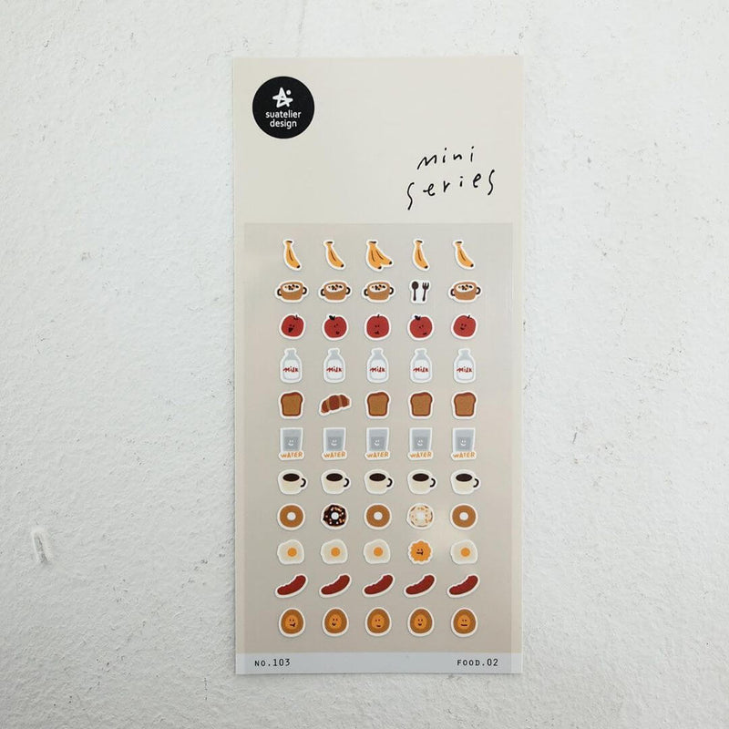 Suatelier Mini Sticker - Food 01 & 02