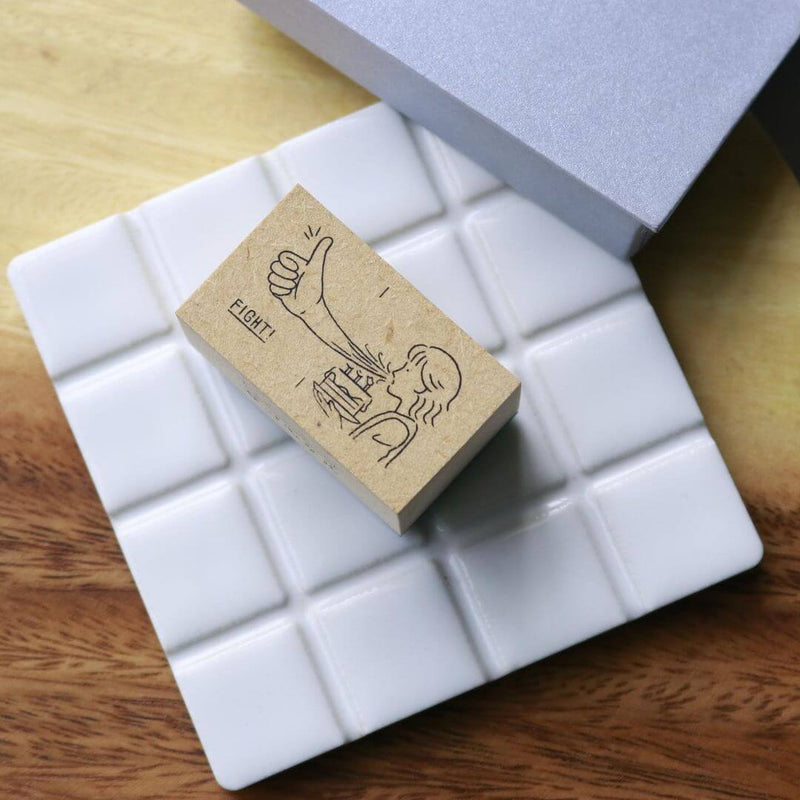 Nicoma Rubber Stamp - Fight!
