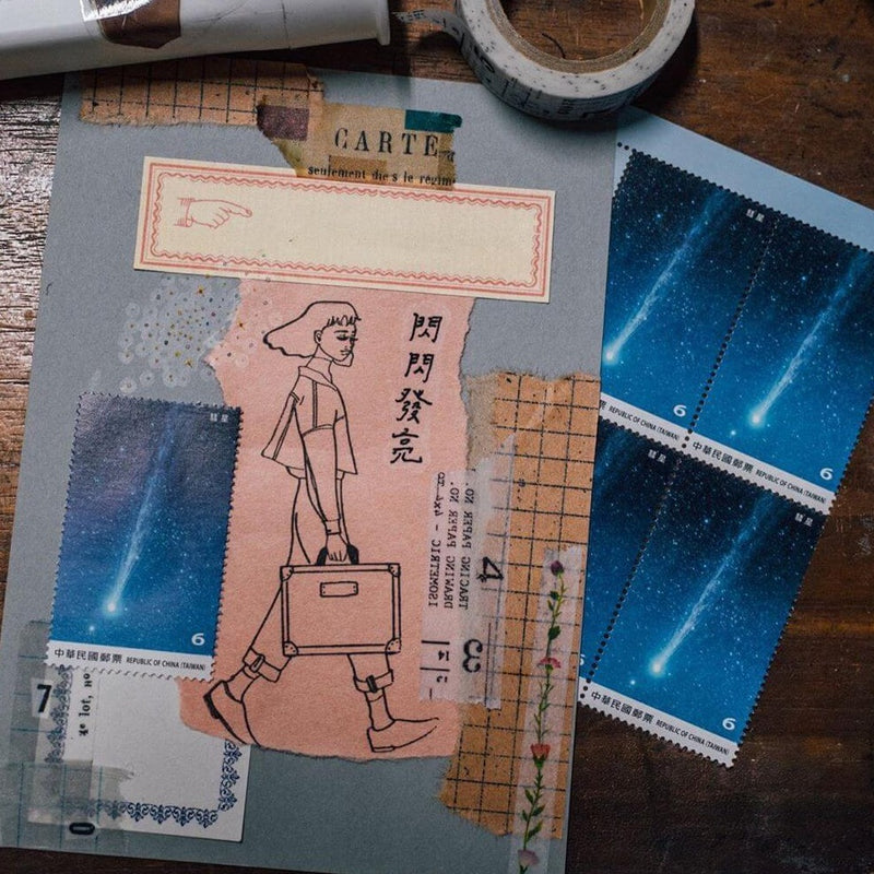 LDV Rubber Stamp: City Traveler Girl