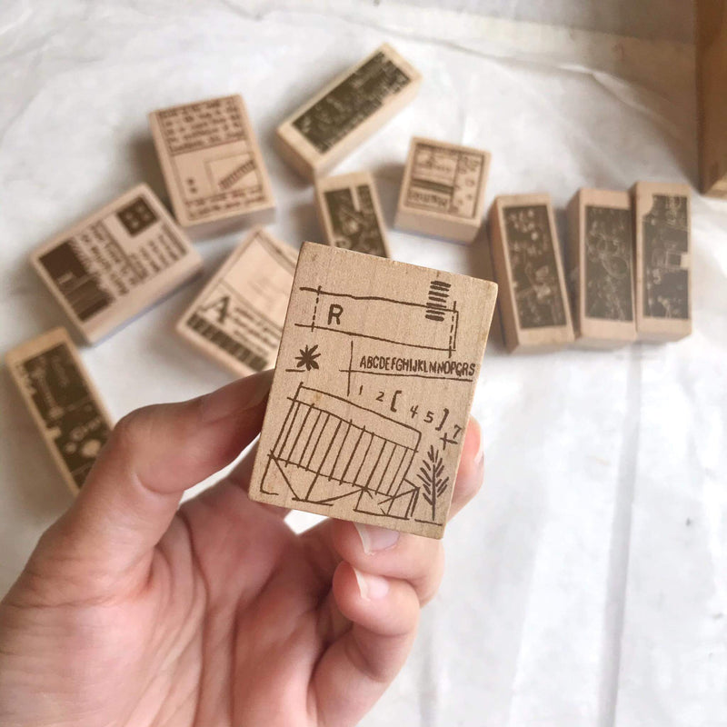 Chamil Garden Rubber Stamp Collection Vol.1- First-A1