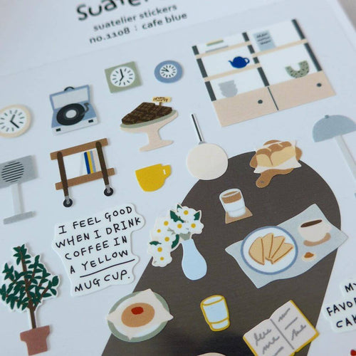 Suatelier Sticker -  cafe blue