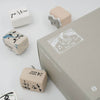 24 Solar Terms Cement Rubber Stamp Set