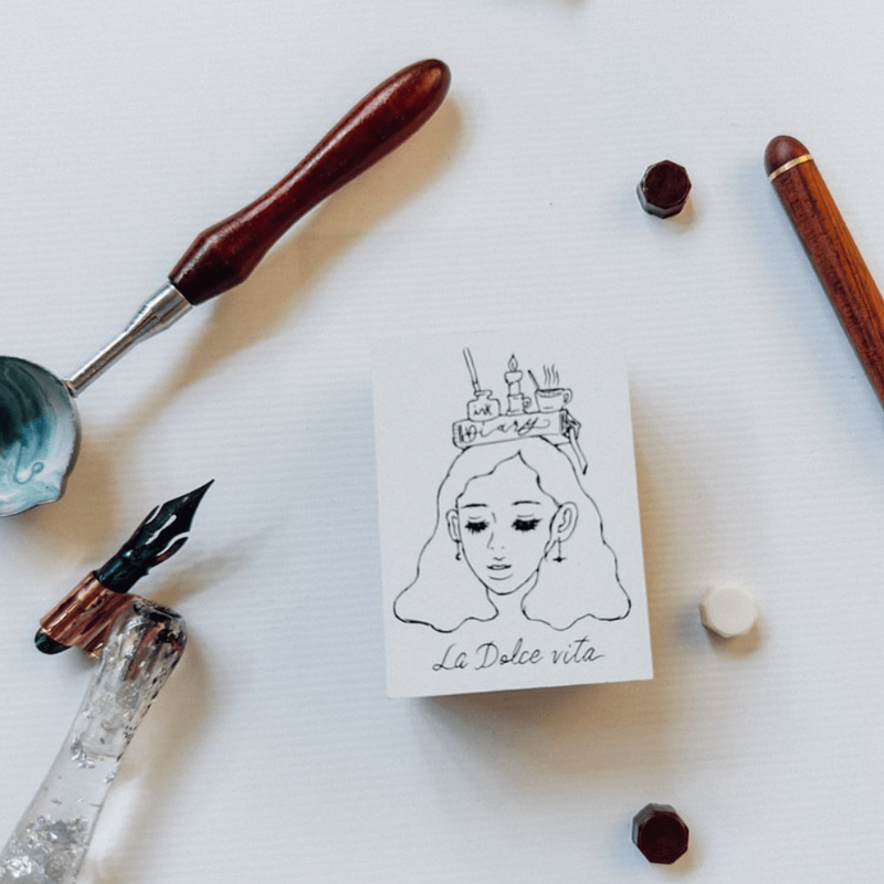 LDV Rubber Stamp: 10th Anniversary Girl