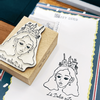 LDV Rubber Stamp: 10th Anniversary Girl