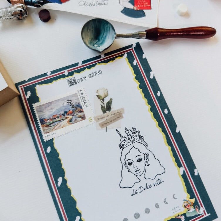 LDV Rubber Stamp: 10th Anniversary Girl