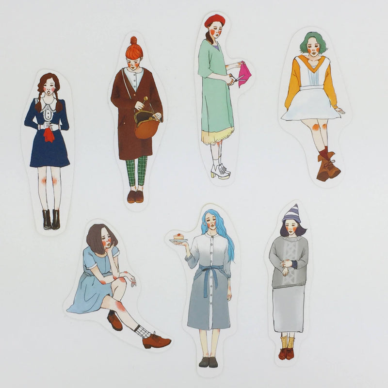 Stylish Girls Stickers Pack -  Charismatic Series