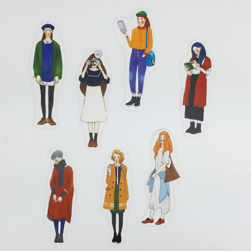 Stylish Girls Stickers Pack - Artistic Series