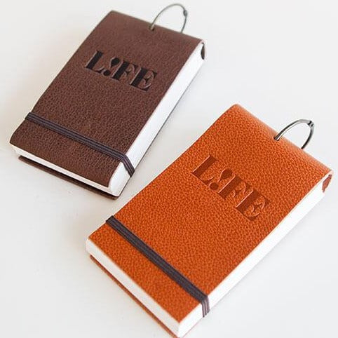 LIFE Index Cards with Leather Cover Sumthings of Mine LIFE Index Cards with Leather Cover Sumthings of Mine