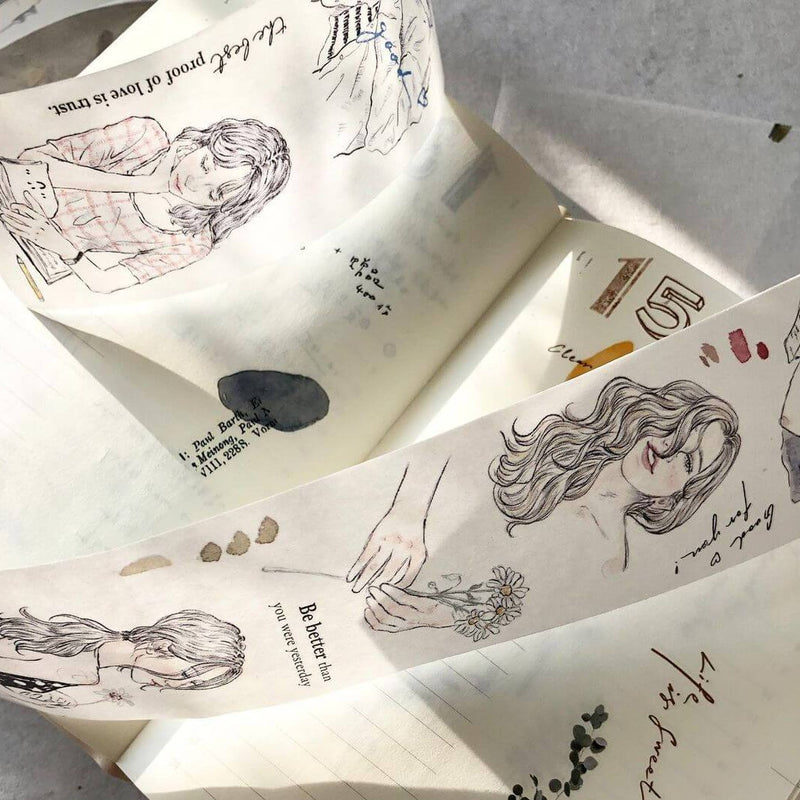Pion: Sketching Girls Washi Tape