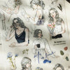 Pion: Print-On Stickers III - Sketching Girls