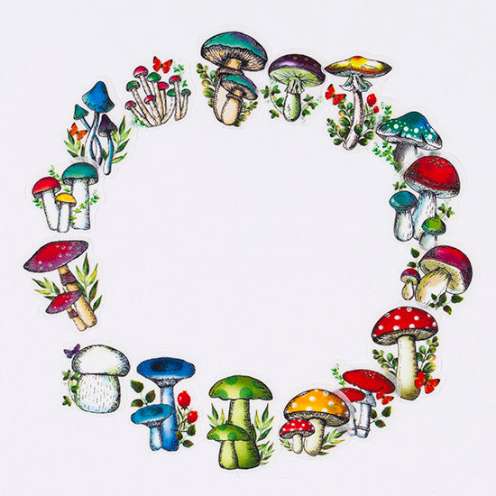 Bande Sticker Washi Tapes (Autumn Series) - Mushroom