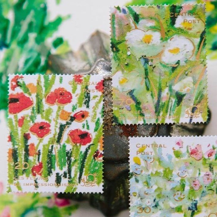 OURS Postage Stickers - Bright Bloom