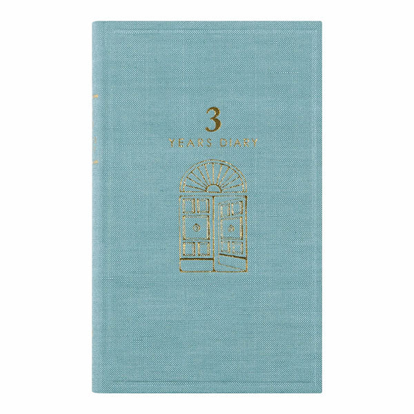 Midori 3 Years Diary Book - Light Blue