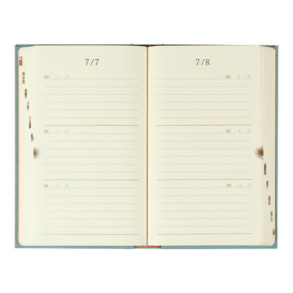 Midori 3 Years Diary Book - Light Blue