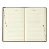 Midori 3 Years Diary Book - Brown