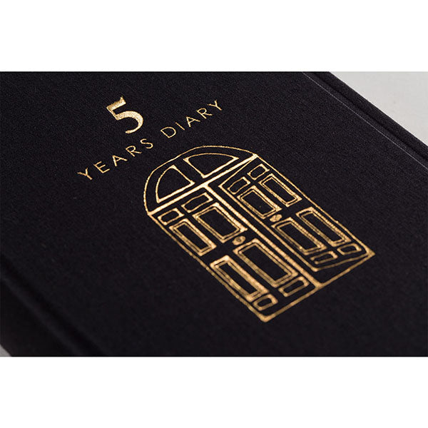 Midori 5 Years Diary Book - Black