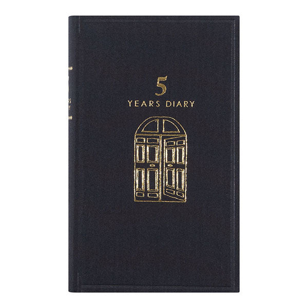 Midori 5 Years Diary Book - Black