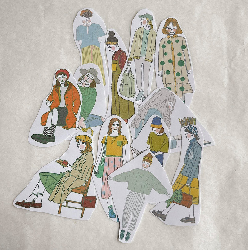 Girl's Project Stickers 001