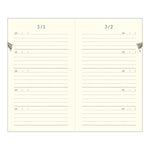 Midori 5 Years Diary Book - Red