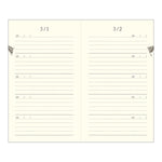 Midori 5 Years Diary Book - Red