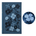 Midori 5 Years Diary Book - Embroidery Flower / Navy