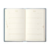 Midori 5 Years Diary Book - Embroidery Flower / Navy