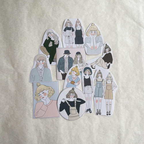 Girl's Project Stickers 016