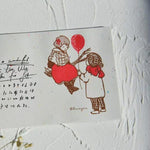 Krimgen Rubber Stamp - The Love Story in Winter