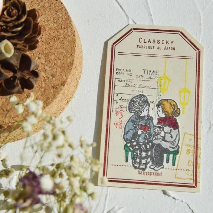 Krimgen Rubber Stamp - The Love Story in Winter