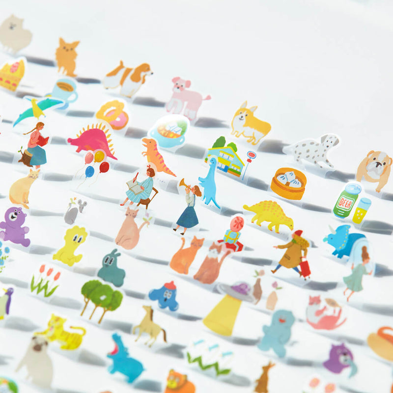 Hitotoki Pop-Up Stickers - Garden