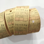 Vintage Bus Tickets Roll - Metro Leeds 5p