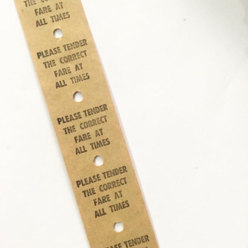 Vintage Bus Tickets Roll - City of Nottingham Trans 5p