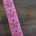 Vintage Bus Tickets Roll - Transport Services 3p