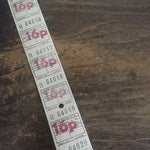 Vintage Bus Tickets Roll - Greater Glasgow P.T.E. 16p