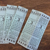 US Vintage Railroad Tickets (5pcs)