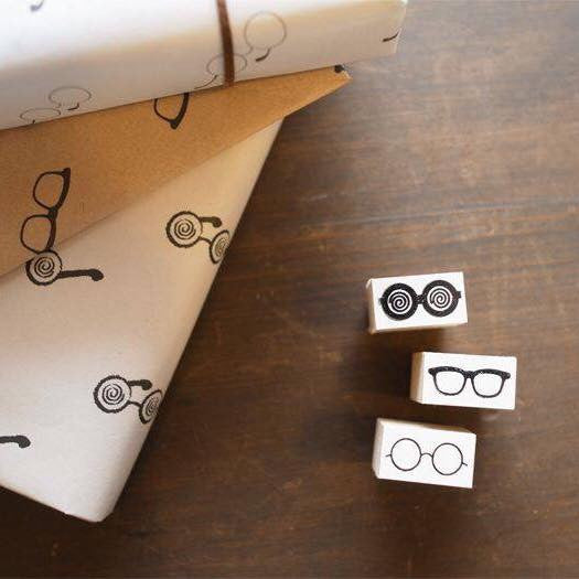 36 Sublo Glasses Rubber Stamps