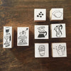 36 Sublo Coffee Rubber Stamps