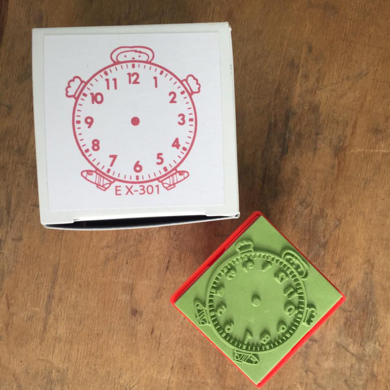 Clock Rubber Stamps