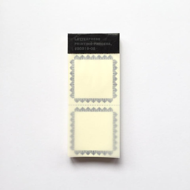 Classiky Letterpress Label Book (38x38mm)
