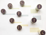 Classiky Grid Washi Tapes (12mm) - Nuk Brown