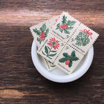 Vintage Christmas Theme Stamps - Christmas Flora