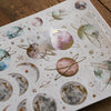 LCN Planet & Moon Washi Stickers