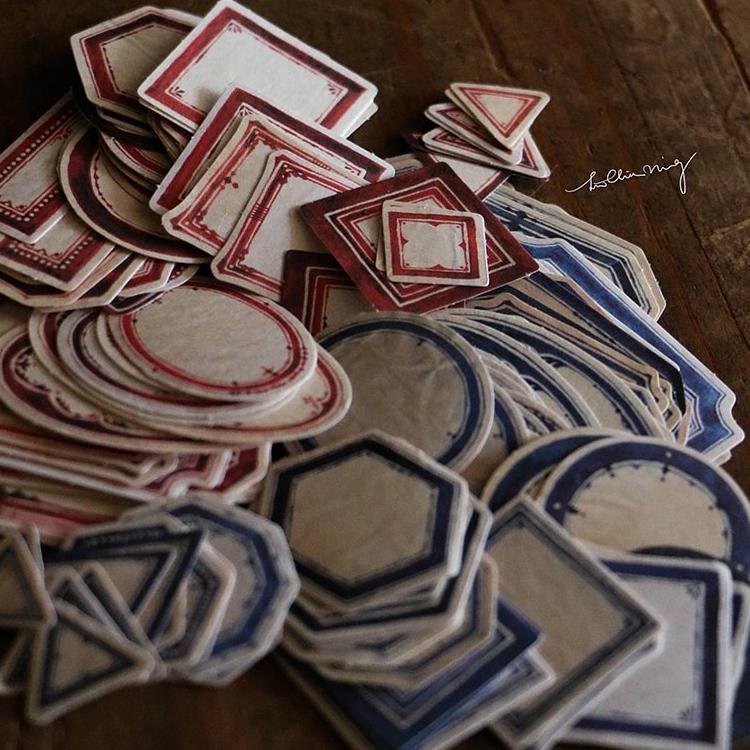 LCN Red&Blue Label Sticker Box