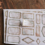 LCN Mini Vintage Label Washi Stickers
