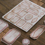 LCN Mini Vintage Label Washi Stickers