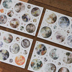 LCN Planet & Moon Washi Stickers