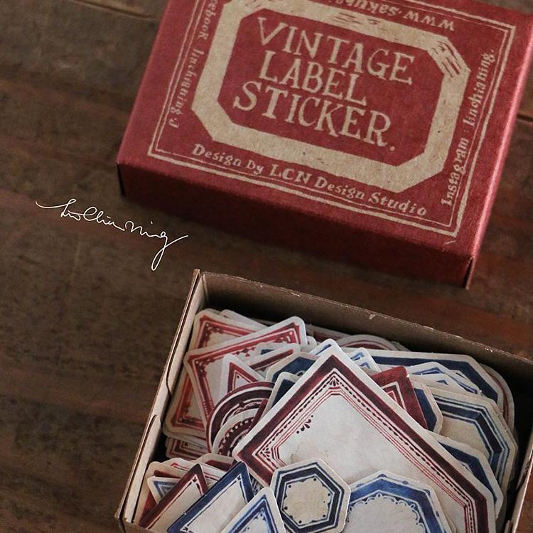 LCN Red&Blue Label Sticker Box