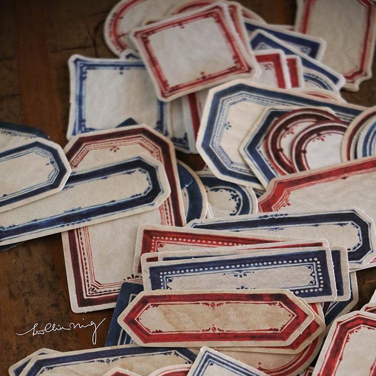LCN Red&Blue Label Sticker Box