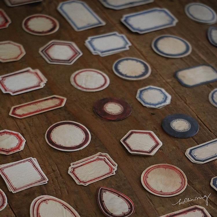 LCN Red&Blue Label Sticker Box